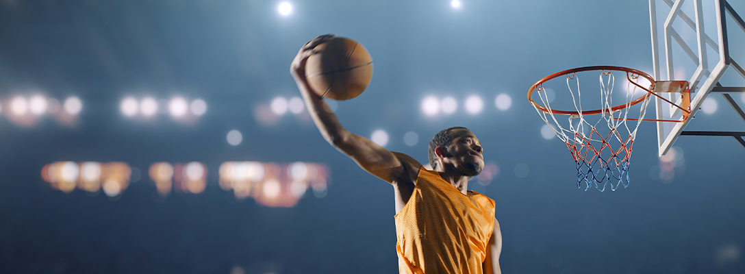 Basketball Player During Basketball Tournament