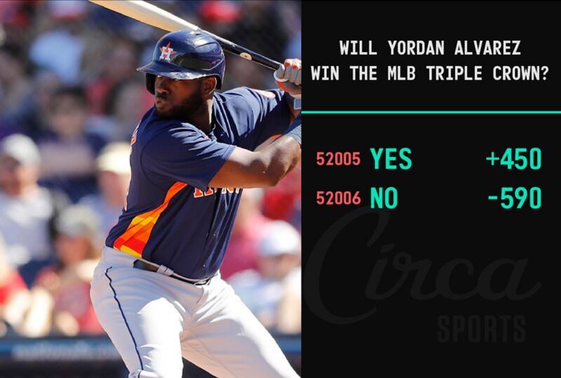 Image for the Tweet beginning: The #Astros Yordan Alvarez is